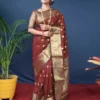 silk woven banarasi saree
