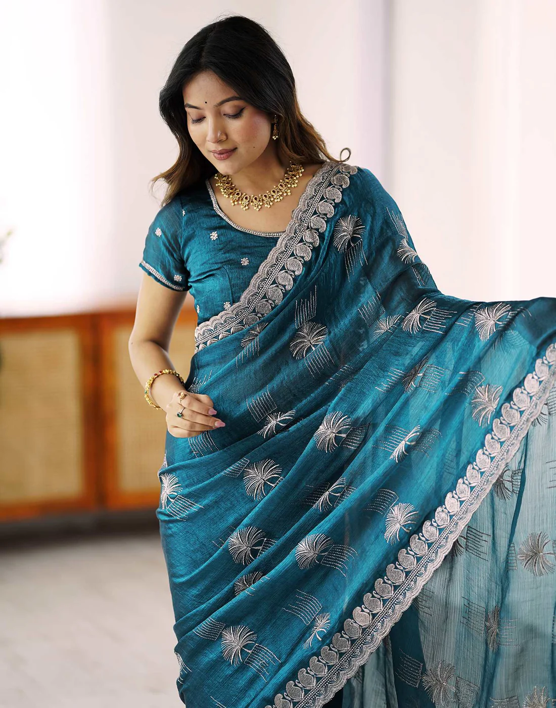 silk woven banarasi saree