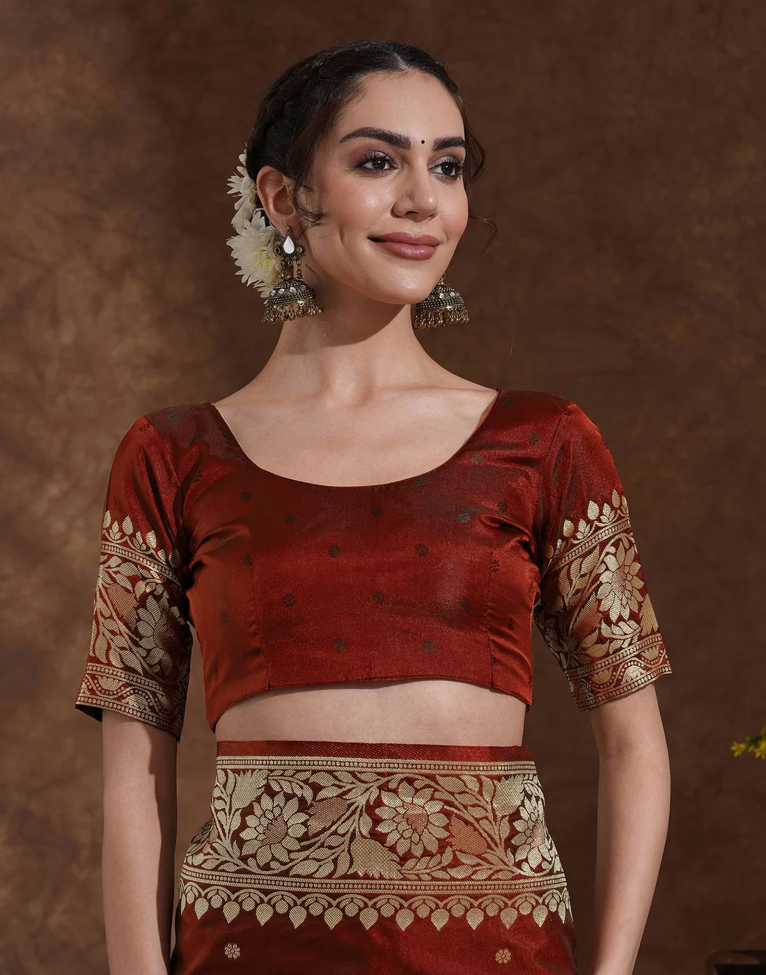 silk woven banarasi saree