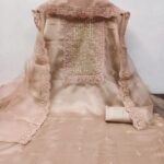 elegant blush pink embroidered ethnic suit